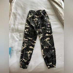 Camo cargo pants